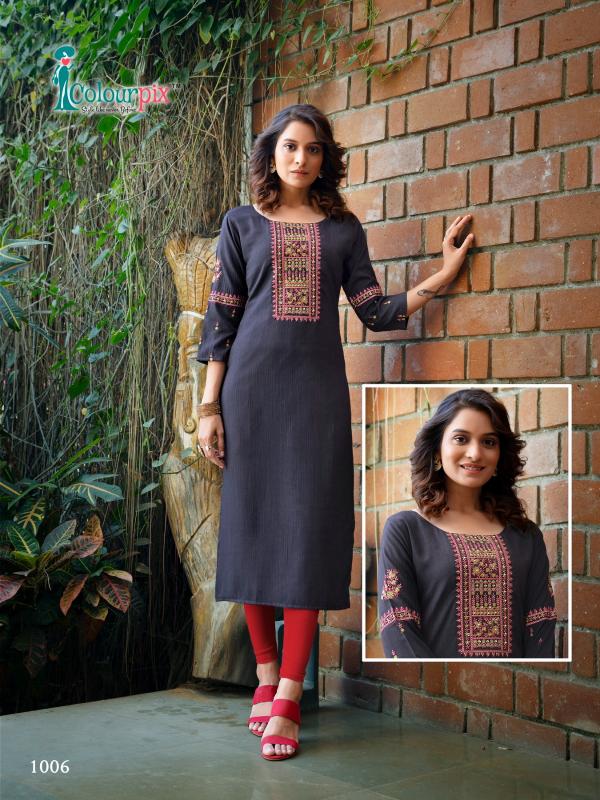 Colourpix Kit Kat Vol 3 Designer Rayon Fancy Long Kurti Collection